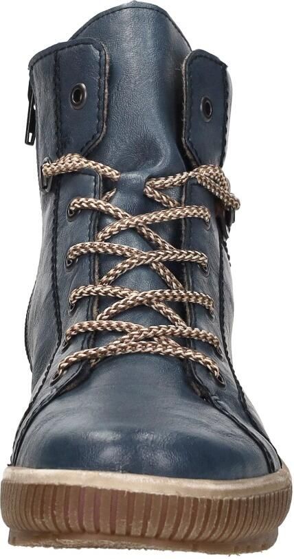 Rieker Veterboots Blauw - Foto 3