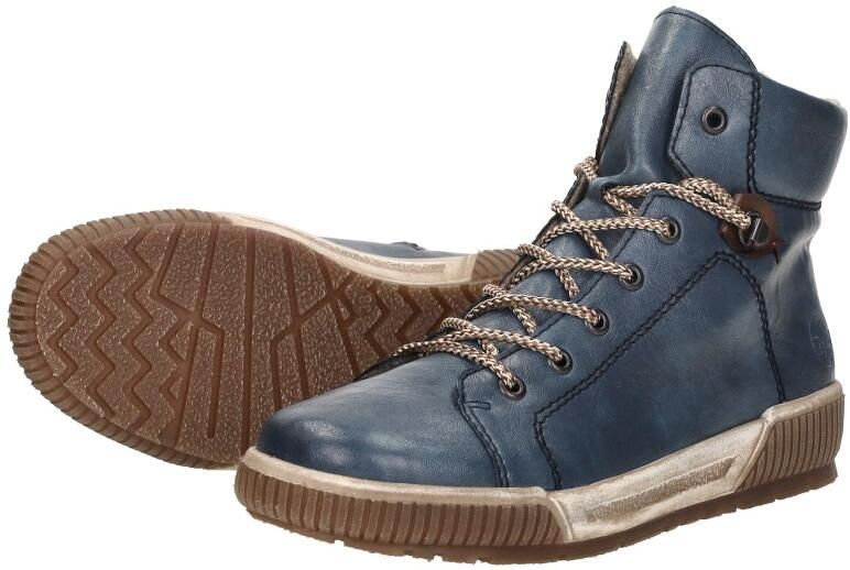 Rieker Veterboots Blauw - Foto 2