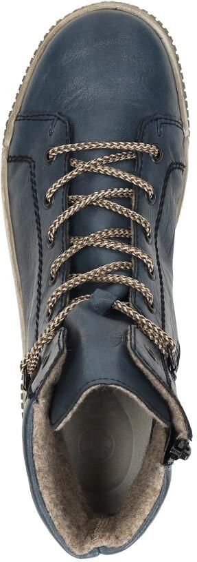 Rieker Veterboots Blauw - Foto 5