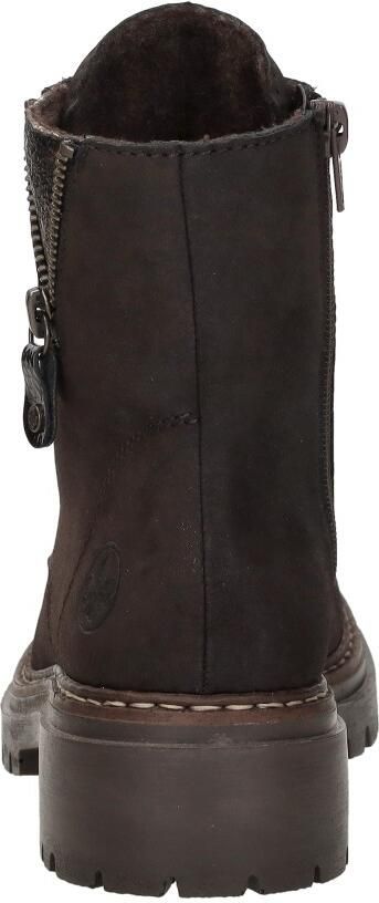 Rieker Dames 72617 25 Biker Boots Kunstleer Brown - Foto 5