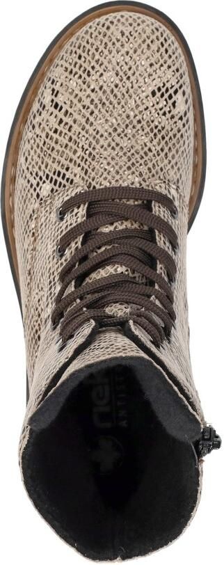 Rieker enkellaarsjes 72627-64 beige slangprint - Foto 6