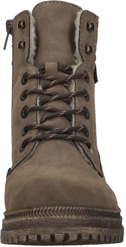 Rieker dames Tex-enkellaarsjes met voering in beige 45956 - Foto 13