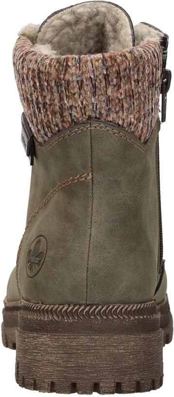 Rieker Dames Y7621 Veterschoenen Winterlaarzen Normale Wijdte Groen - Foto 5