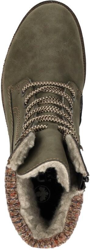 Rieker Dames Y7621 Veterschoenen Winterlaarzen Normale Wijdte Groen - Foto 8
