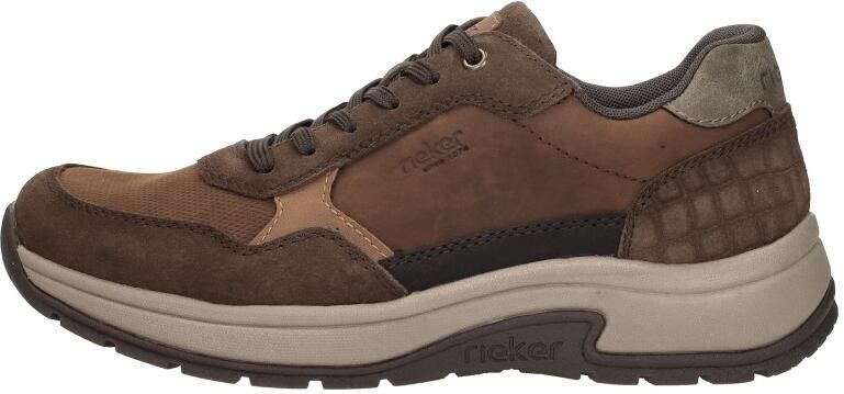 Rieker Heren Sneaker 11003-25 Bruin Wijdte H - Foto 4