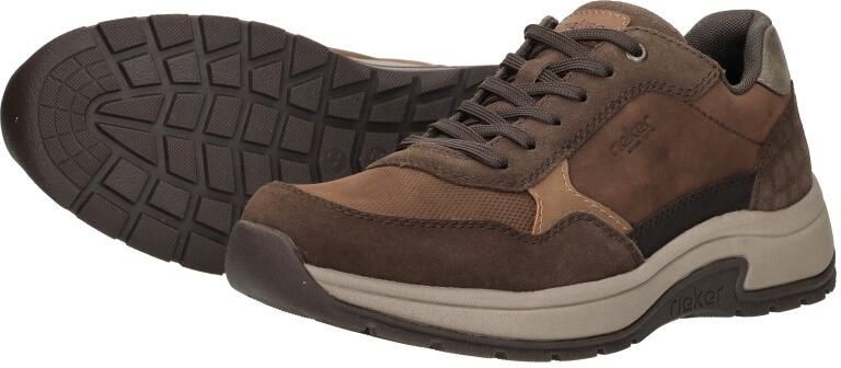 Rieker Heren Sneaker 11003-25 Bruin Wijdte H - Foto 9