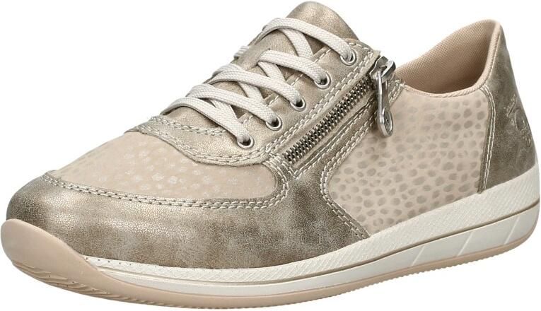 Rieker Beige en parelgrijze sneaker met stippenpatroon Multicolor Dames - Foto 11