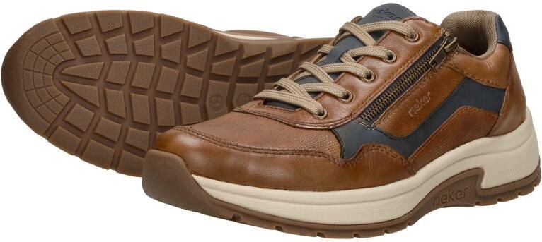 Rieker Sneakers lage schoen vrijetijdsschoen veterschoen in comfortabele vorm - Foto 5