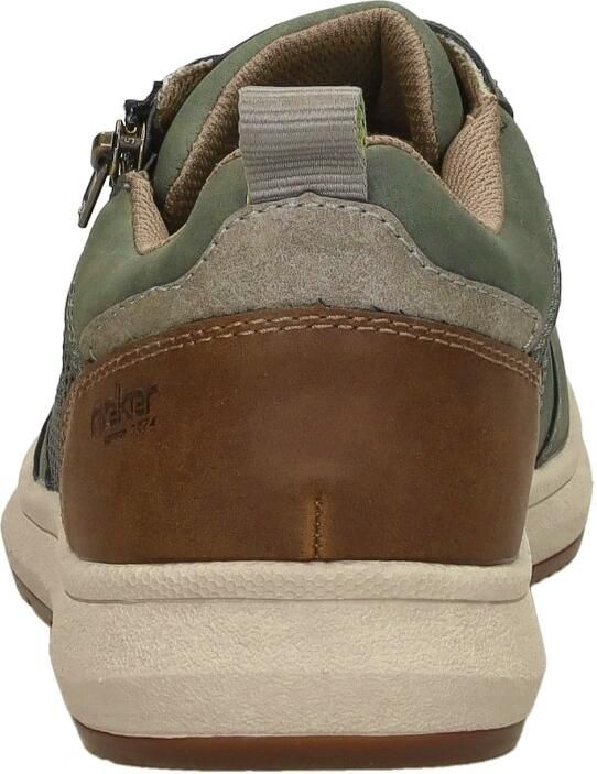 Rieker Sneakers lage schoen vrijetijdsschoen veterschoen met zij-rits - Foto 5