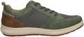 Rieker Sneakers lage schoen vrijetijdsschoen veterschoen met zij-rits - Groen