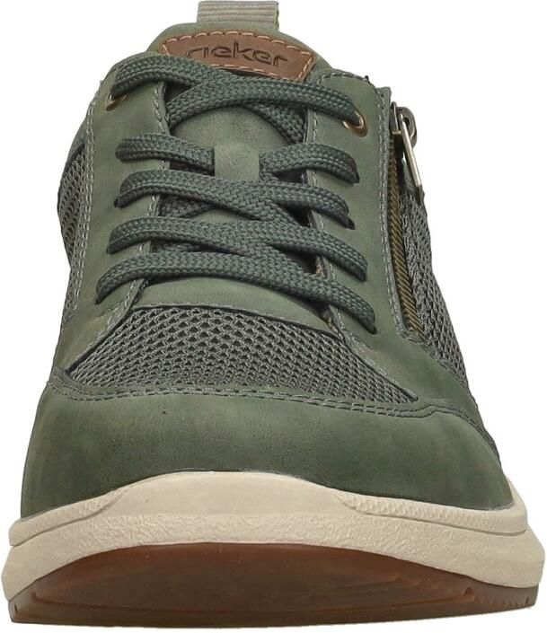 Rieker Sneakers lage schoen vrijetijdsschoen veterschoen met zij-rits - Foto 4