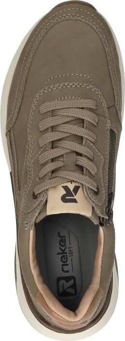 Rieker Sneakers H-leest groen Leer - Foto 12