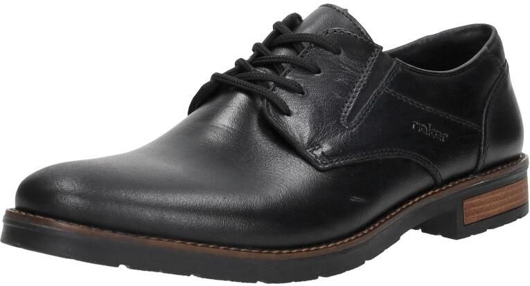 Rieker Klassieke leren veterschoen Black Heren - Foto 7