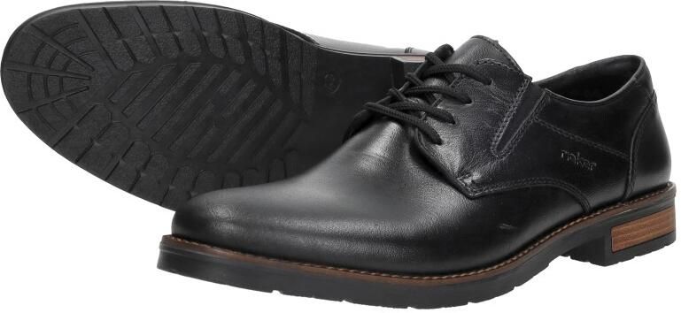 Rieker Klassieke leren veterschoen Black Heren - Foto 8