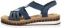 Rieker V7909-12 dames sandalen sportief blauw - Thumbnail 3