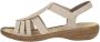 Rieker Sandalen Dames Beige - Thumbnail 1