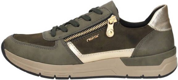 Rieker Sneakers vrijetijdsschoen veterschoen halfschoen met modieuze accenten