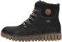 Rieker Zwarte Comfortabele Veterschoenen met Tex Black Dames - Thumbnail 3