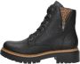 Rieker Veterlaarsjes lace-up boots block heel with practical inner zipper - Thumbnail 2
