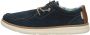 Rieker Comfortabele blauwe suède sneakers met extra veters Blue Heren - Thumbnail 2