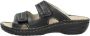 Rohde Dames slippers Open Teen Zwart - Thumbnail 2