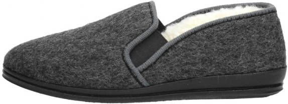 Rohde Erich Rohde Pantoffels Heren Sloffen Instappers Wol Harde zool Dichte hiel 2610 Antraciet - Foto 2