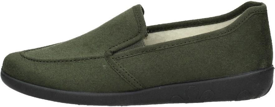 Rohde Warme Groene Suède Pantoffel voor Dames Green
