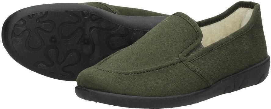 Rohde Warme Groene Suède Pantoffel voor Dames Green Dames - Foto 6