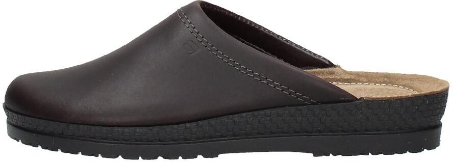 Rohde Heren Pantoffels in Leder (Zwart) - Foto 5