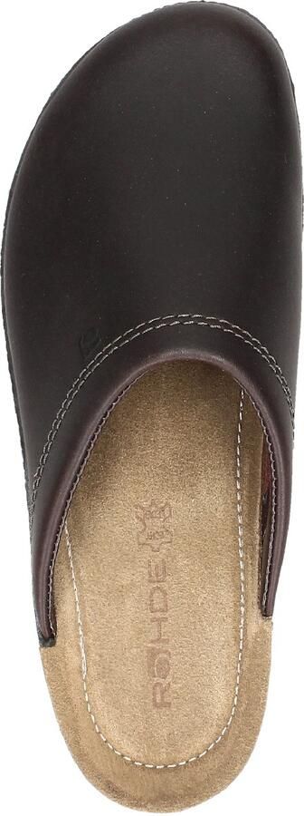 Rohde Heren Pantoffels in Leder (Zwart) - Foto 10