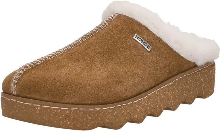 Rohde Pantoffels FOGGIA-D Pantoffel clog met uitneembare binnenzool van schapenvacht - Foto 15