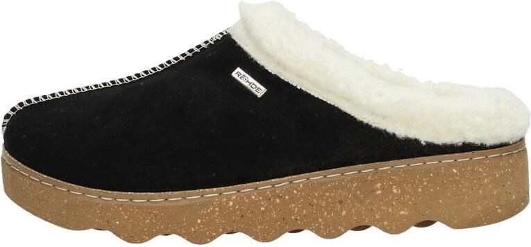 Rohde Pantoffels FOGGIA-D Pantoffel clog met uitneembare binnenzool van schapenvacht - Foto 4