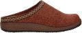 Rohde 6425 48 Pantoffel Open Sloffen Rood Bruin textiel Dames Rood Bruin - Rood