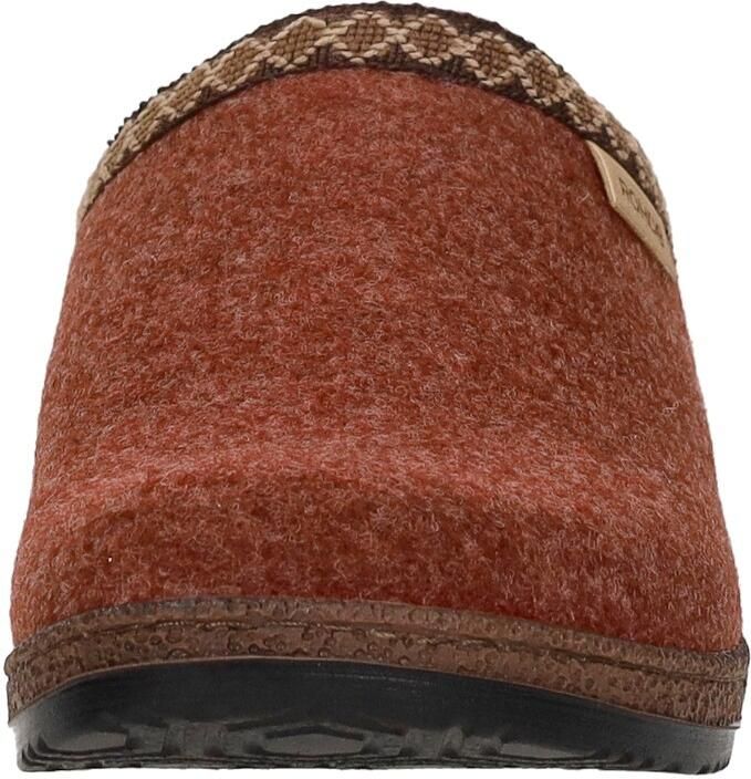 Rohde 6425 48 Pantoffel Open Sloffen Rood Bruin textiel Dames Rood Bruin - Foto 10