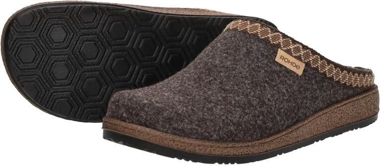 Rohde NOVARA CLOG Dames Muiltjes van Vilt 6425 Bruin - Foto 10