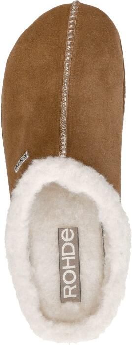 Rohde Pantoffels FOGGIA-D Pantoffel clog met uitneembare binnenzool van schapenvacht - Foto 4