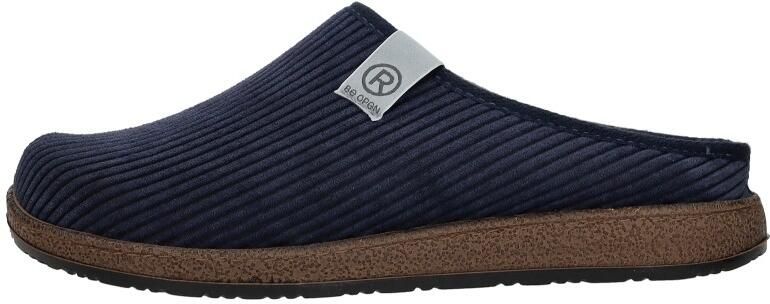 Rohde 6786 55 Pantoffel Open Sloffen Blauw Rib Textiel Heren Blauw - Foto 3