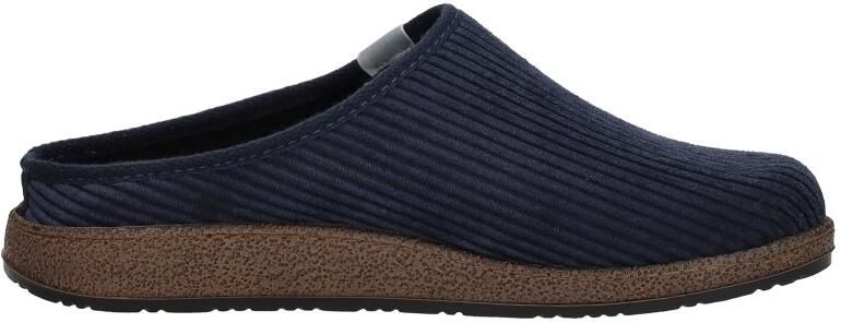 Rohde 6786 55 Pantoffel Open Sloffen Blauw Rib Textiel Heren Blauw - Foto 8