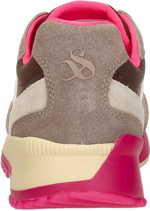 Scotch & Soda Scotch&Soda dames sneaker Vivi suède en vilt taupe - Foto 5