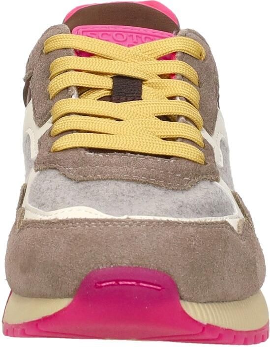 Scotch & Soda Scotch&Soda dames sneaker Vivi suède en vilt taupe - Foto 3