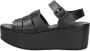 Shabbies Amsterdam Shabbies 170020215~~~~~~~~~~~~~~~~~~~~~ Sandalen met hak Zwart - Thumbnail 4