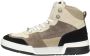 Shabbies Amsterdam Revin leren sneakers taupe bruin - Thumbnail 2