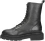 Shabbies Amsterdam Mirle leren veterboots zwart - Thumbnail 2