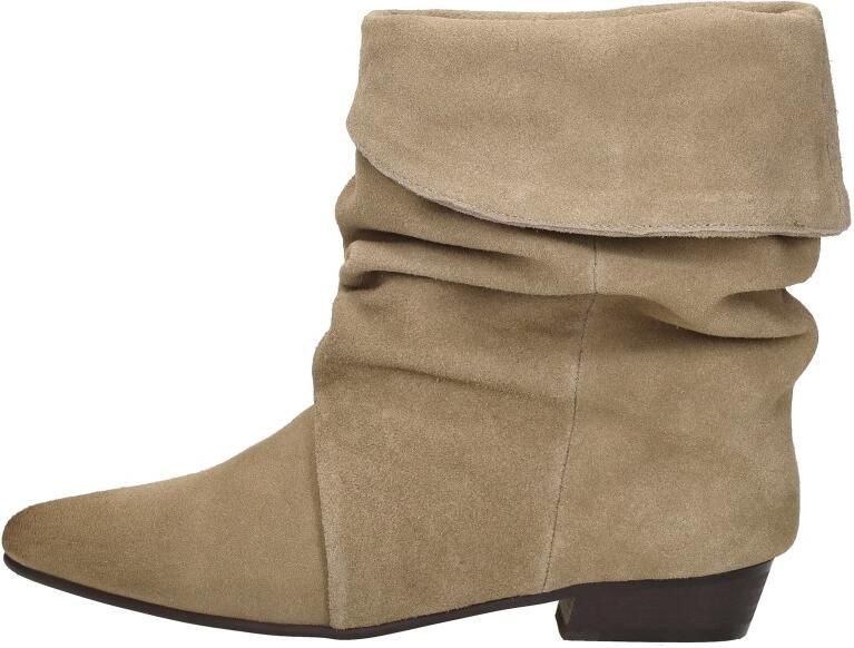 Shoecolate Enkellaarsjes Hak Enkellaarsjes Hak beige - Foto 7
