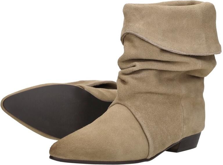 Shoecolate Enkellaarsjes Hak Enkellaarsjes Hak beige - Foto 3