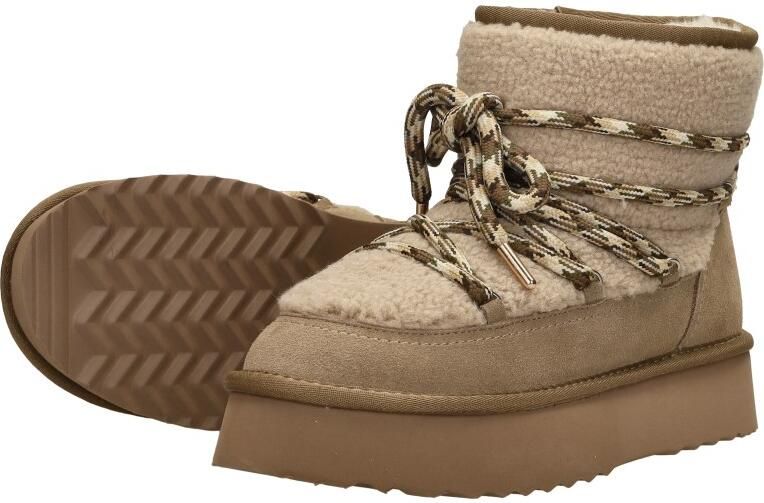 Shoecolate Enkellaarsjes Plat - Foto 4