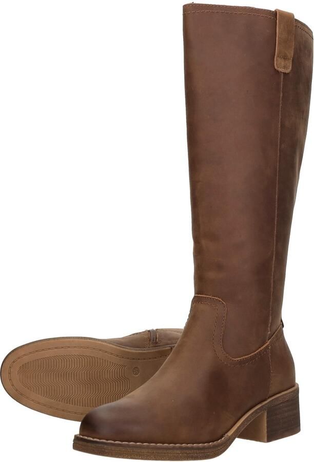 Shoecolate Lange Laarzen Lange Laarzen Cognac - Foto 2