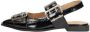 Shoecolate Slingbacks Zwartlak - Thumbnail 1