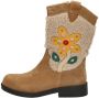 Shoesme suède cowboylaarzen beige Bruin Meisjes Suede Bloemen 28 - Thumbnail 2