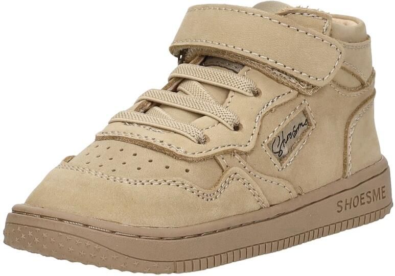 Shoesme Taupe Basket Sneakertje Sneakers Kinderen Unisex Taupe Nubuck - Foto 6